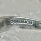 Gorham spoon ring Buttercup flower Band Floral pinky size 4 sterling silver women girl