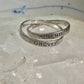 Forever Friends ring rolling band size 7.25 sterling silver women girls