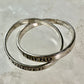 Forever Friends ring rolling band size 7.25 sterling silver women girls