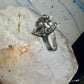 Rabbit Ring Bunny Band Floral Field size 9 sterling silver women girls