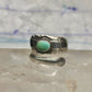 Vintage Towle Sterling Silver Candlelight Turquoise Spoon Ring Size 6 6.1g 925