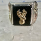 Deer ring Black Hills Gold size 10 sterling silver women men