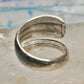 Vintage Towle Sterling Silver Candlelight Turquoise Spoon Ring Size 6 6.1g 925
