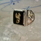 Deer ring Black Hills Gold size 10 sterling silver women men