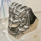 King Tut ring Egyptian Pharaoh Face band size 6 sterling silver women men