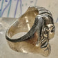 King Tut ring Egyptian Pharaoh Face band size 6 sterling silver women men