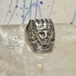 King Tut ring Egyptian Pharaoh Face band size 6 sterling silver women men