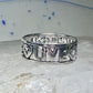 Love Laugh Live Ring Vintage Band size 6.75 sterling silver women girls
