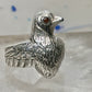 Bird ring sterling silver size 6 adj open band Peace dove women