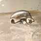 James Yesberger cat ring sleeping kitten band Size 5.75 sterling silver women