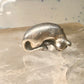 James Yesberger cat ring sleeping kitten band Size 5.75 sterling silver women