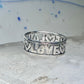 Love Laugh Live Ring Vintage Band size 6.75 sterling silver women girls