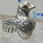 Bird ring sterling silver size 6 adj open band Peace dove women