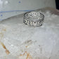 Love Laugh Live Ring Vintage Band size 6.75 sterling silver women girls