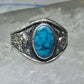Navajo Phoenix Bell trading Ring Turquoise Band size 5.75 sterling silver women girls