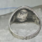 Navajo Phoenix Bell trading Ring Turquoise Band size 5.75 sterling silver women girls