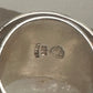 Vintage Mexico Sterling Silver Modernist Bypass Ribbon Wrap Ring Size 6.75 11.9g 925