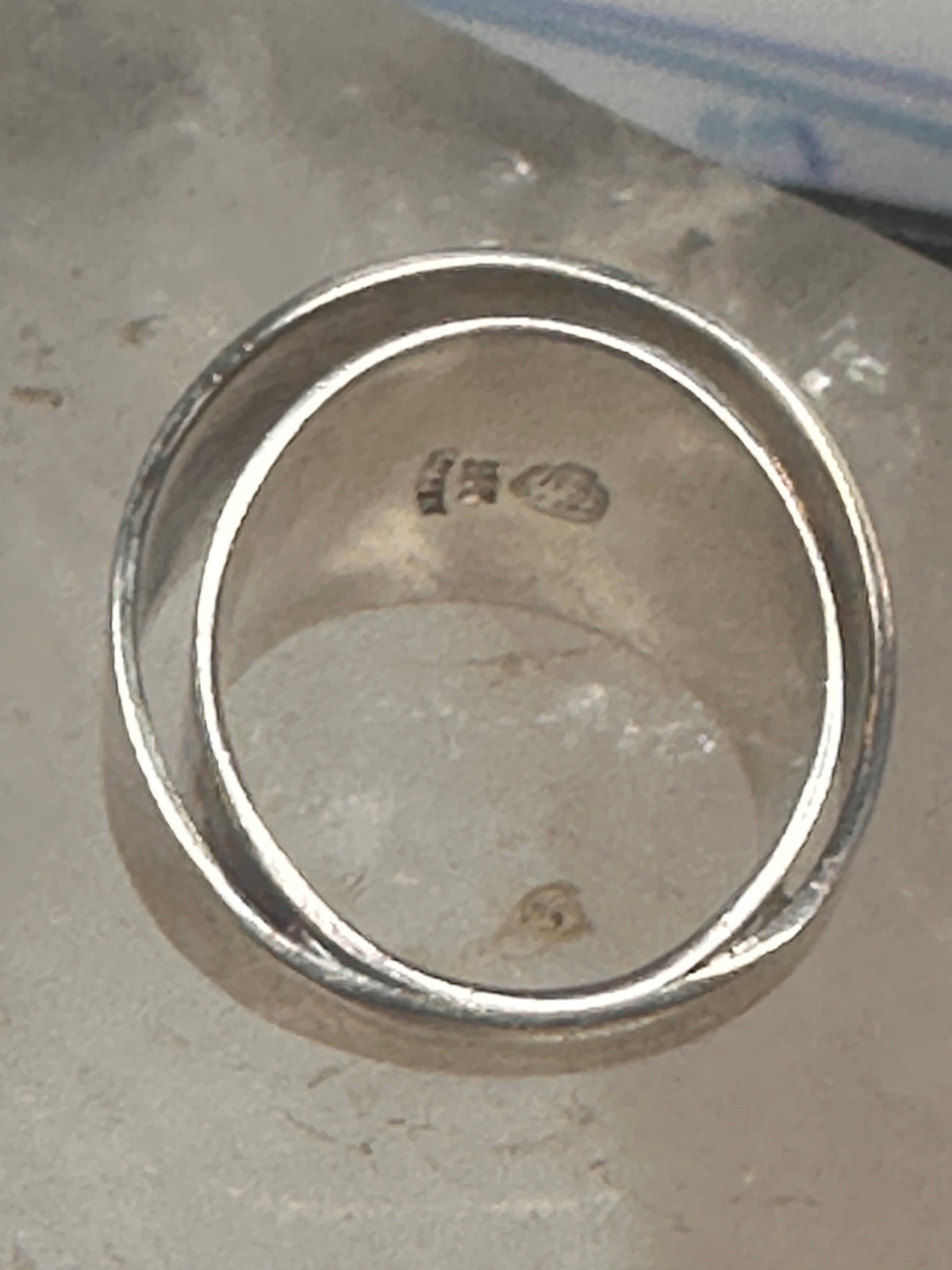 Vintage Mexico Sterling Silver Modernist Bypass Ribbon Wrap Ring Size 6.75 11.9g 925
