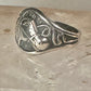 Horse ring size 6.75 cowgirl band by Bell sterling silver women