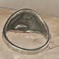 Horse ring size 6.75 cowgirl band by Bell sterling silver women