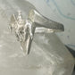 Cowboy ring horse w rider on V band Victory size 6.50 sterling silver women girls