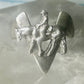 Cowboy ring horse w rider on V band Victory size 6.50 sterling silver women girls