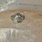 Horse ring size 6.75 cowgirl band by Bell sterling silver women