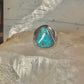 Navajo ring turquoise size 8.75  sterling silver women men