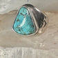 Navajo ring turquoise size 8.75  sterling silver women men