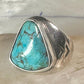 Navajo ring turquoise size 8.75  sterling silver women men