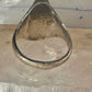 Navajo ring turquoise stampings size 14 sterling silver women men