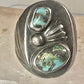 Navajo ring turquoise size 9.50 band sterling silver women men