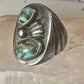 Navajo ring turquoise size 9.50 band sterling silver women men