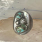 Navajo ring turquoise size 9.50 band sterling silver women men