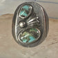 Navajo ring turquoise size 9.50 band sterling silver women men