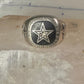 Dallas Cowboys ring football size 12.75 band sterling silver men