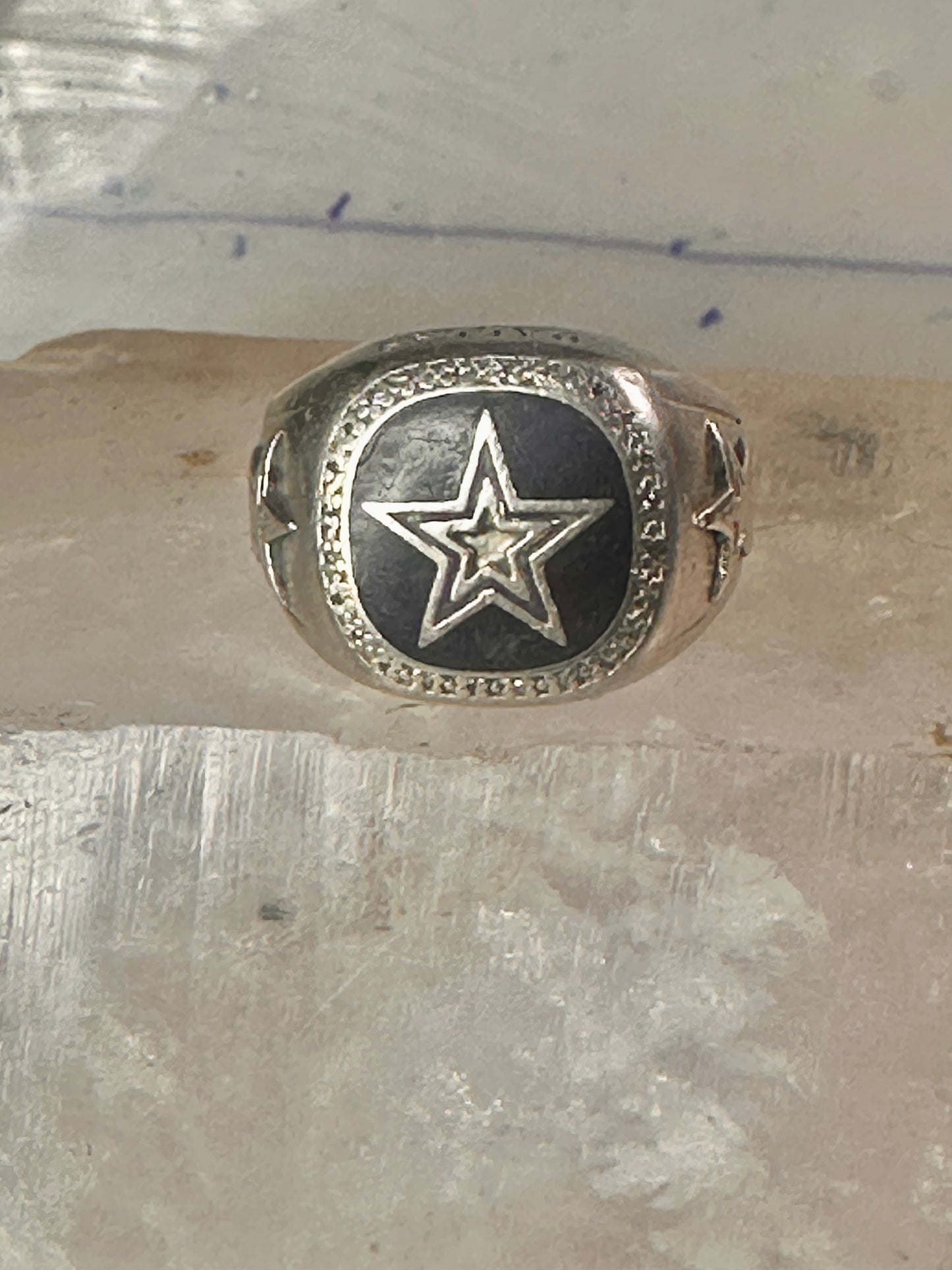 Dallas Cowboys ring football size 12.75 band sterling silver men