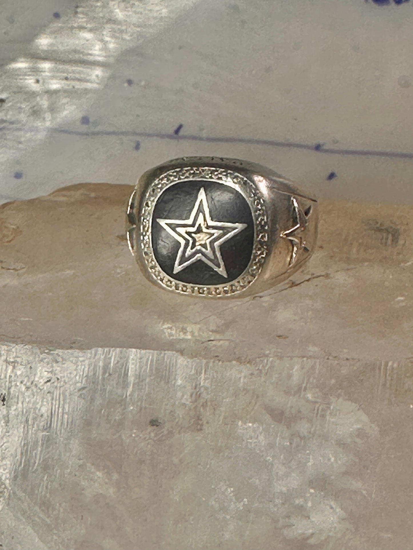 Dallas Cowboys ring football size 12.75 band sterling silver men