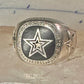Dallas Cowboys ring football size 12.75 band sterling silver men