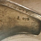 Dallas Cowboys ring football size 12.75 band sterling silver men