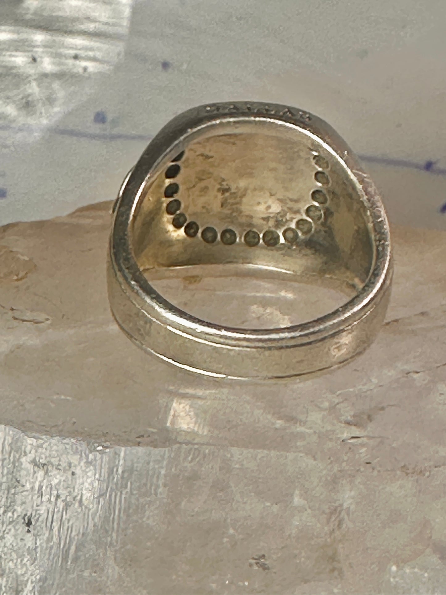 Dallas Cowboys ring football size 12.75 band sterling silver men