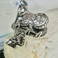 Vintage Saddle ring southwest cowgirl size 8.75 sterling silver women signed SC