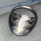 Navajo Turquoise Ring leaves feathers band size10.7 sterling silver women men signed J TSO