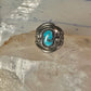 Navajo ring turquoise band size 11.25 band sterling silver men women