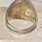 Navajo ring turquoise band size 11.25 band sterling silver men women