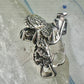 Vintage Saddle ring southwest cowgirl size 8.75 sterling silver women signed SC