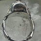 Vintage Saddle ring southwest cowgirl size 8.75 sterling silver women signed SC