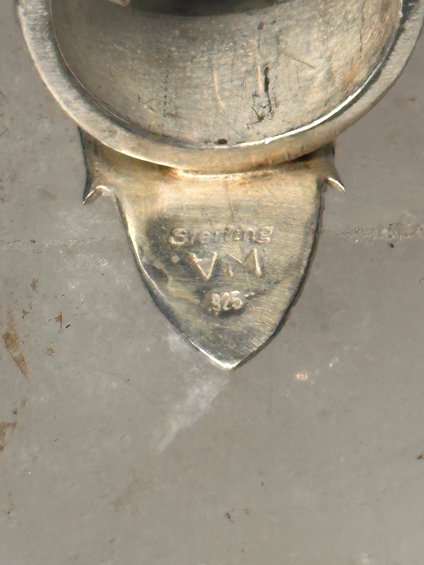 Corn Maiden ring  Navajo band size 7 sterling silver women