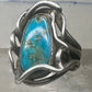 Turquoise ring size 6 turquoise brutalist southwest sterling silver sterling women