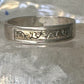 Kokopelli ring Skeets band Navajo size 16 14K sterling silver sterling men